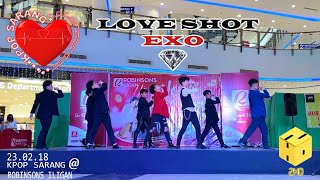 230218 2HD  Love Shot EXO  IN KPOP x Robinsons Iligans KPOP SARANG [upl. by Ennaj]