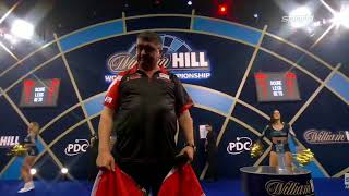 Mensur Suljovic Walk on  World Darts Championship 2022 Round 2 [upl. by Selinda]