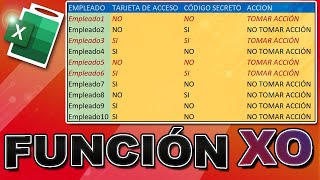 Excel Función Lógica XO  Excel [upl. by Bastian]
