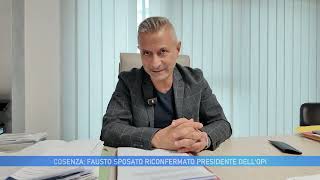 COSENZA SPOSATO RICONFERMATO PRESIDENTE DELL OPI [upl. by Nawuj]