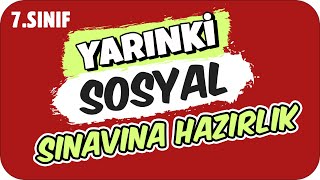 YARINKİ SOSYAL SINAVINDA ÇIKAR ✍🏻 7 SINIF [upl. by Eissej]