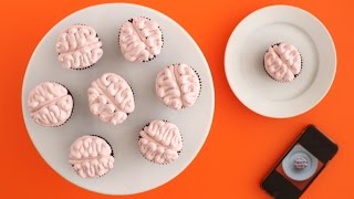 Brainy Cupcakes  Martha Stewart [upl. by Minnnie131]