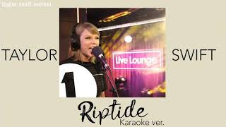 Taylor Swift  Riptide Vance Joy cover Instrumental w Background Vocals [upl. by Shanna]