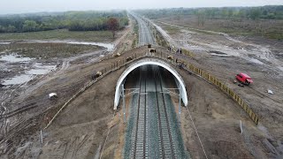 Ekodukt brza pruga BeogradBudimpešta 06102024 [upl. by Dahl]