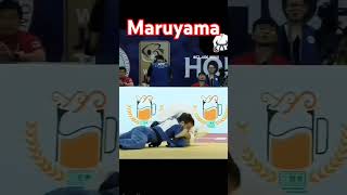 J Maruyama ippon judo 🔥💯🤯😱 [upl. by Namyl]