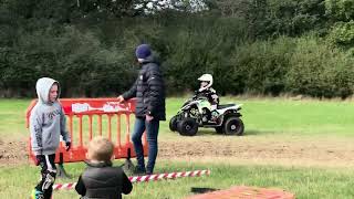 4 YEAR OLD RIDING A SPORTRAX 90 QUAD🤣🙈 [upl. by Debi]