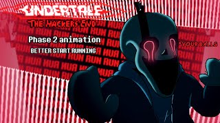 Undertale  The Hackers End Better start running Animation [upl. by Akitan915]