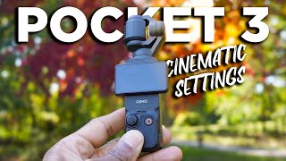 Get the MOST from your DJI OSMO POCKET 3  CINEMATIC SETUP [upl. by Paulsen]