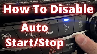 How to permanently disable auto start stop Remove startstop with the Autostop Eliminator [upl. by Atinek892]