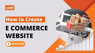 How to Create an eCommerce Website  e commerce website 2024 [upl. by Nikolos]