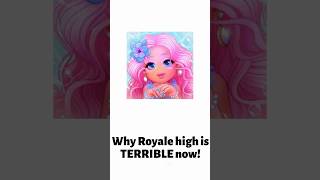 Why Royale High is TERRIBLE NOW fyp shorts dresstoimpress royalehigh robloxdrama roblox [upl. by Helsie]