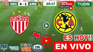 Necaxa vs América en vivo donde ver a que hora juega Necaxa vs América Liga MX 2024 completo [upl. by Ellecrad155]