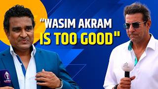 quotWasim Akram genius trick in the Commentaryquot ft Sanjay Manjrekar [upl. by Romie12]