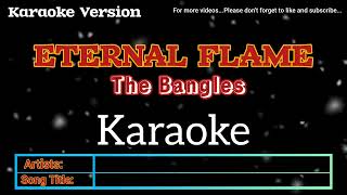 Eternal flame  karaoke 🎤by THE BANGLES [upl. by Margarethe747]