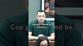 Cop gets cooked by Attorney in this amazing clip attorney lawyer investigation [upl. by Eire349]