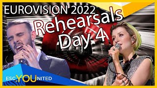 Eurovision 2022 Rehearsals  Day 4 RoundUp Live Stream [upl. by Aken751]