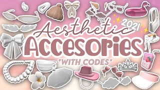 AESTHETIC ACCESSORIES CODES FOR BLOXBURG 2021 80 PT 3 [upl. by Enoitna309]