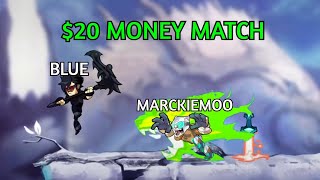 Marckiemoo vs AyoBlue 💸 20 Money Match 💸 NA  2024 [upl. by Lasley]