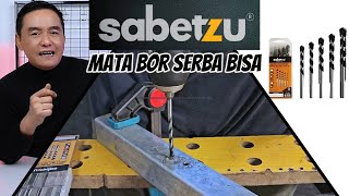 Mata bor besi aluminium keramik kayu beton  SABETZU Multi purpose drill bit set [upl. by Jenn]