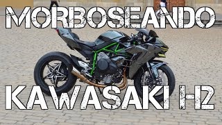 KAWASAKI H2  MORBOSEANDO FULLGASS [upl. by Joacima]