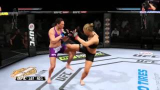 Ronda Rousey VS Cat Zingano [upl. by Enajaras]