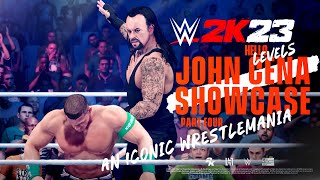 WWE 2K23 Showcase Mode  Part 4  An Iconic Wrestlemania  John Cena vs Undertaker [upl. by Barbie]