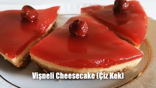 Vişneli Kolay Cheesecake Çiz Kek Tarifi [upl. by Adnesor]