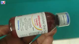 Althrocin Liquid  Erythromycin Estolate Oral Suspension  Erythromycin Syrup Use  Althrocin Liquid [upl. by Nyra930]