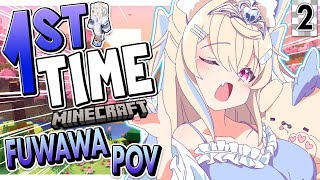 【FWMC MINECRAFT JOURNEY】fluffy digging lessons 🐾【FUWAWA POV】 [upl. by Ettenav]