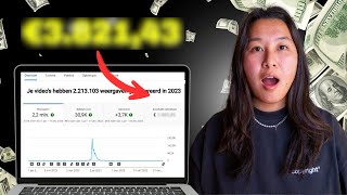 Hoeveel Betaalde YouTube Mij in 2023 💰 87k abonnees [upl. by Owena]