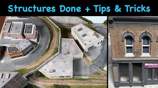 N Scale Layout Structures Done  Modeling Tips amp Tricks [upl. by Eceerahs]