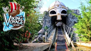 Viking Voyage Attraction Emerald Park  Аттракцион Путешествие Викингов в Ирландии rollercoaster [upl. by Ellezig257]