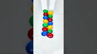 ASMR Beautiful Water Colorful of Mini Rainbow Balloons Pop Reverse Satisfying asmr balloon shorts [upl. by Unders]