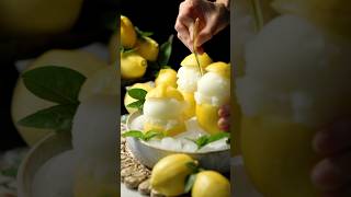 Lemon Basil Sorbet machine needed dessert [upl. by Denyse]