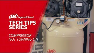 Compressor Not Turning On Troubleshooting  Ingersoll Rand Reciprocating Air Compressor [upl. by Matty]