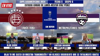 Lanus vs Metropolitanos en vivo [upl. by Eceertal]