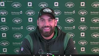 quotIm Pretty Excited To Be Herequot  Laurent DuvernayTardif Media Availability  New York Jets  NFL [upl. by Egnalos]