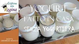 Yogurt fatto in casa senza yogurtiera  Con latte di soia o con latte vaccino [upl. by Anaher]