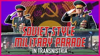 Transnistria Soviet military parade raw footage [upl. by Viguerie]