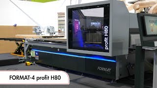 FORMAT4 profit H80  Nesting CNC machining centre [upl. by Anujra]