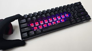 Redragon K530 Pro 60 Wireless RGB Mechanical Gaming Keyboard  ASMR [upl. by Ihtak]