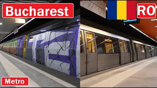 BUCHAREST METRO  Metroul din București 2024 4K [upl. by Ephrem]