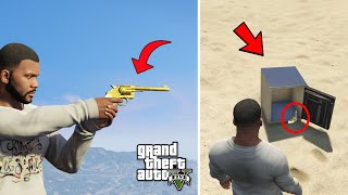 How To Get Golden Revolver in GTA 5 Story Mode Secret Treasure Hunt [upl. by Syah]