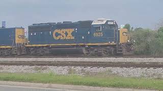 CSX is bumping up amp down the linetrainspotting freight train railfan railway rail railroad [upl. by Yursa]