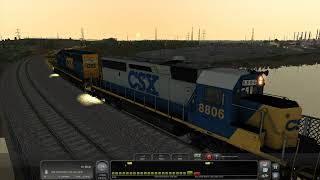 Train Simulator  EMD SD402  Yard Work CSX 8806  4K UHD [upl. by Sorips]