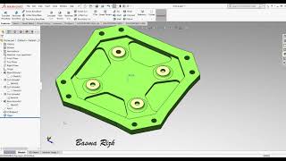 Quadcopter Drone in Solidworks part 1 [upl. by Eikkin]