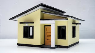 DIY Simple Miniature House  Miniature Model [upl. by Missy]