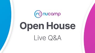 Nucamp Coding Bootcamp Open House and Live QampA [upl. by Hairas643]