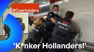 BRUTALE en PROVOCERENDE jongen BLIJFT BELEDIGEN  Overtreders [upl. by Llerdna]