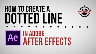 How to Create a Dotted Line in After Effects [upl. by Nnylsoj842]